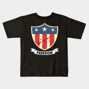 Veterans day, freedom, is not free, lets not forget, lest we forget, millitary, us army, soldier, proud veteran, veteran dad, thank you for your service Kids T-Shirt